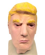 Donald Trump Celebrity Latex Mask President BLONDE Hair American business Adult