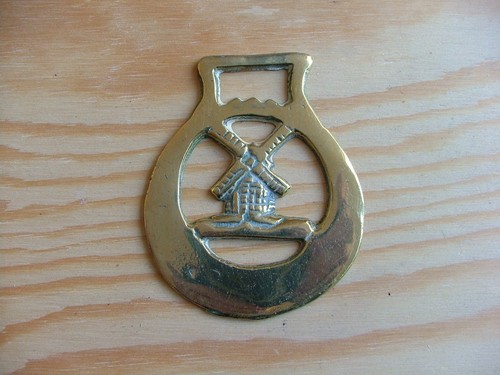 Horse brass windmill - horse,
