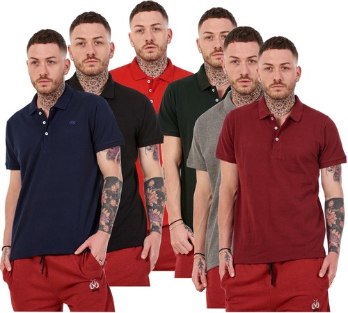 Mens plain solid polo - polo, cotton