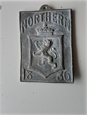 Lead Firemark Replica 1836 Northern Insurance 23cm high 2652g : Free postage