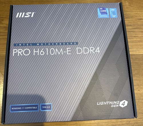 Msi pro h610m - pro, h610m-e