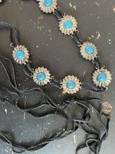 Silver Tone Turquoise tone