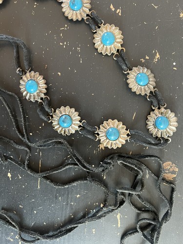 Silver tone turquoise - silver,