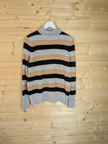 100 cashmere striped - f,