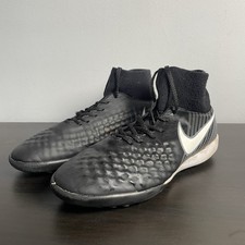 Nike Magista Football Astro Trainers Mens Uk 7 Black Sock Turf Firm Ground FG 