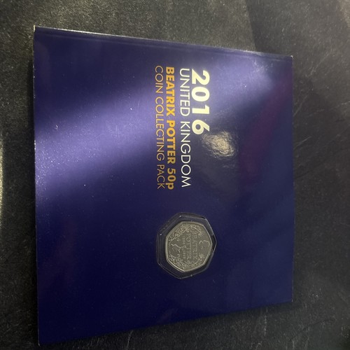 2016 beatrix potter 50p coin - 50p,