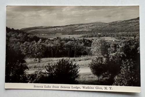 Rppc postcard finger lakes - rppc,
