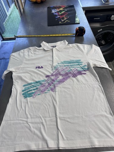 Vintage fila polo shirt l - vintage,