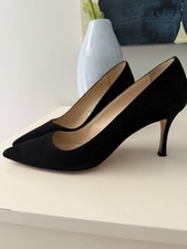Manolo Blahnik Black Suede