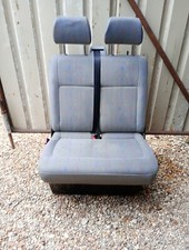 03- VW T5 T5.1 Transporter Shuttle double front passenger seat - fabric