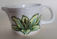 Vintage Retro Royal Worcester Palissy Ware Orchid Design Milk / Gravy Jug