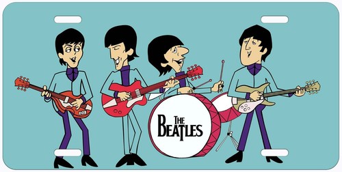 Cartoon beatles aluminum - beatles,