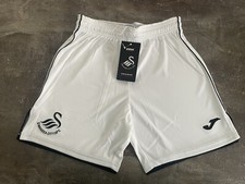 JOMA Swansea City Football Shorts 1st Kit Shorts Size 12Y