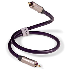 QED Reference DIGITAL Audio 40 Coaxial CUSTOM Digiloc2 RCA S/PDIF 75 Ohm Cable
