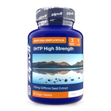 5-HTP 750mg, High Strength Griffonia Seed Extract,  90 Vegan Tablets