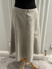 Ladies Size 12 Elasticated Waist Skirt Damart Smart