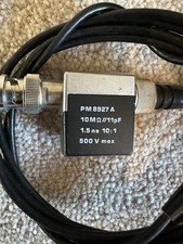 Philips PM 8927 A Oscilloscope Probe 10M Ohm 1.5 ns 10:1 500V