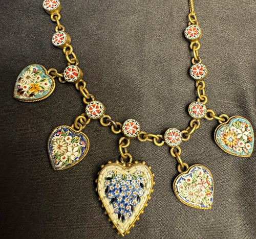 Antique italian micromosaic - antique,