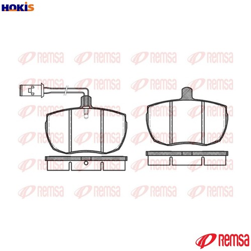 Brake pad set disc - pad,