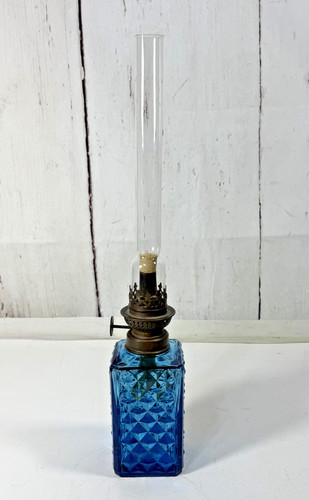 Antique blue cobalt hurricane - cobalt,