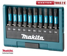 Makita E-12011 10 Piece Black Impact Driver Impact Screwdriver Bit Set Pozi 50mm