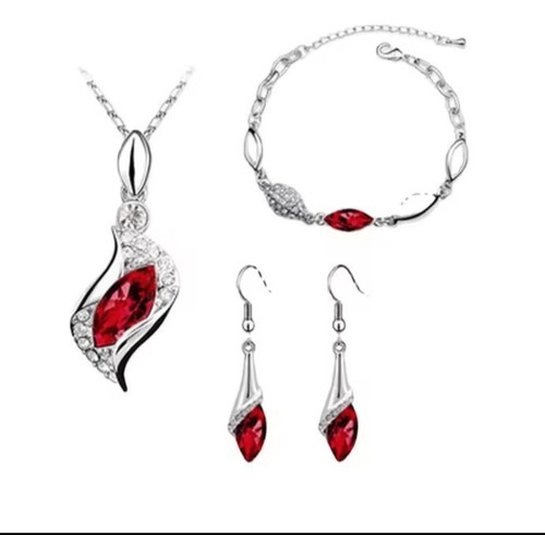 Women silver plated zirconia - silver,