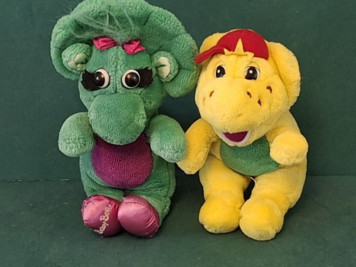 Baby bop and soft toy - soft, plush