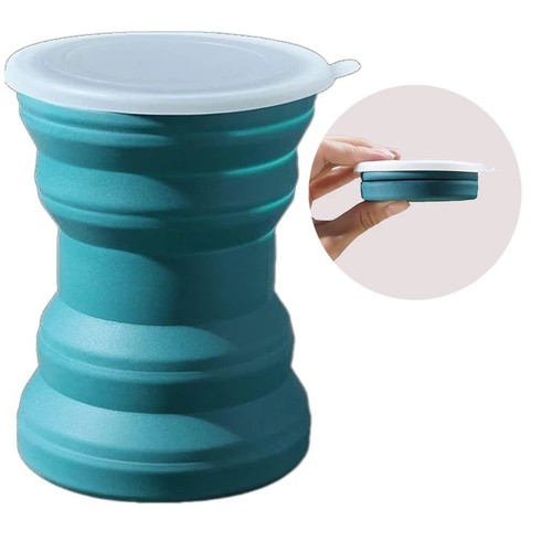Collapsible silicone drink - ,