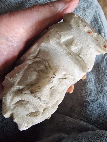 Medieval marble head a - medieval, of