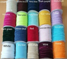 Velvet Ribbon 10mm 23 Colours