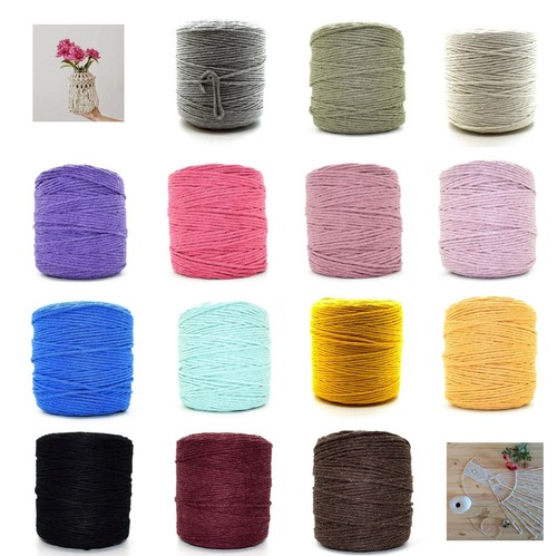 Natural craft macrame cotton - craft,