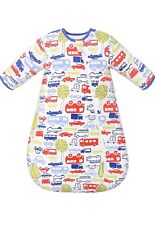 Baby Sleeping Bag Long Sleeves Winter 3.5 Tog 100% Cotton (6- 14 MONTHS) Cars