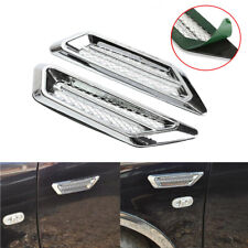 2 PCS Plastic Chrome Car Air