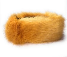 HIGH QUALITY FUAX FUR HEADBAND MULTI FIT WOMENS WINTER HEAD BANDS