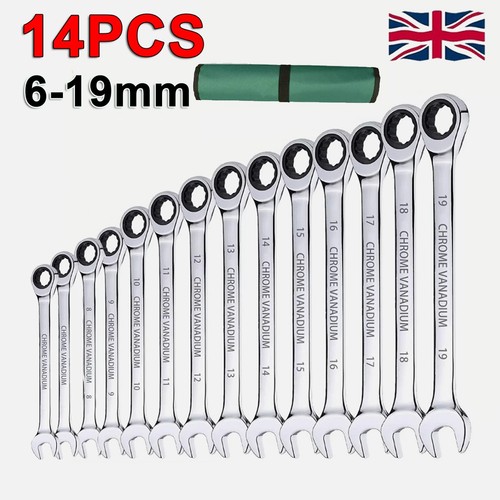 Combination spanner set - set, 6-19mm