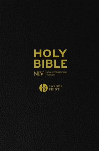 Niv larger print - niv, bible