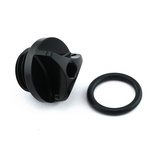 Aluminium oil filler cap - aluminium,