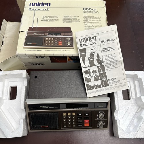 Vtg 70s uniden bearcat 800xlt - vtg,