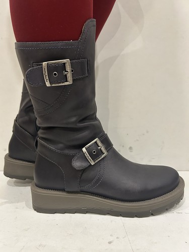 Moshulu navy leather - navy,