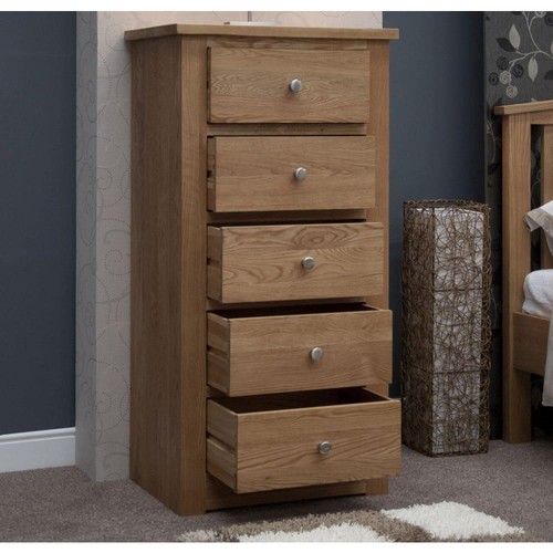 Solid oak wellington chest - solid,