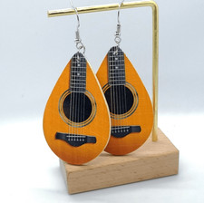 Wooden Ukulele Guitar Teardrop
