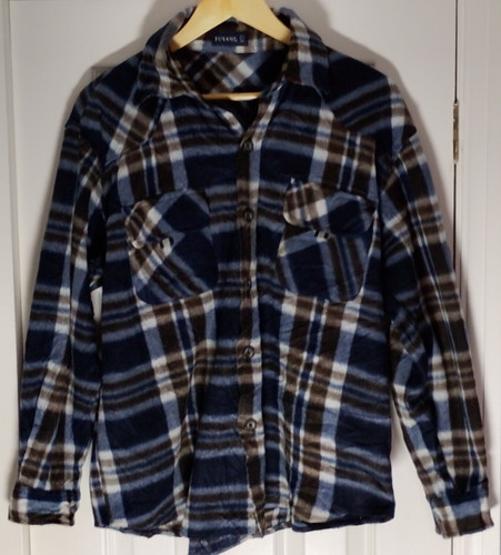 Fusang men flannel button up - flannel,
