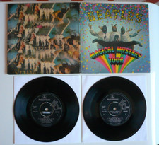 The Beatles Magical Mystery Tour EP 7" Vinyl UK 1967 1st Press Mono Single Blue
