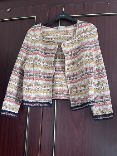 Zara little jacket mustard mix