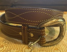 Vintage 1994 Brown Stitched