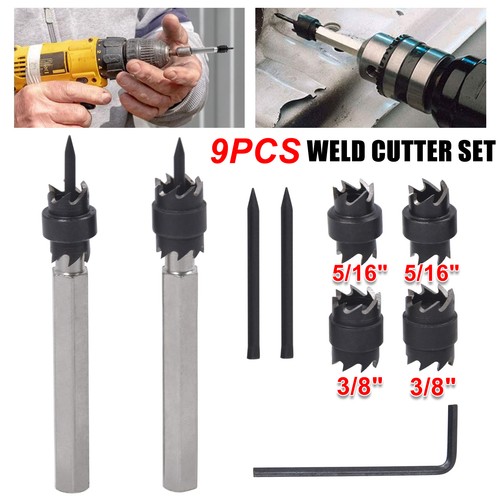 Weld cutter set - cutter, 9pcs