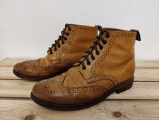 GRENSON TAN BROWN ANKLE BOOTS