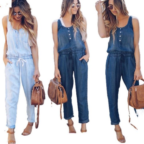 Women sleeveless denim - women’s,