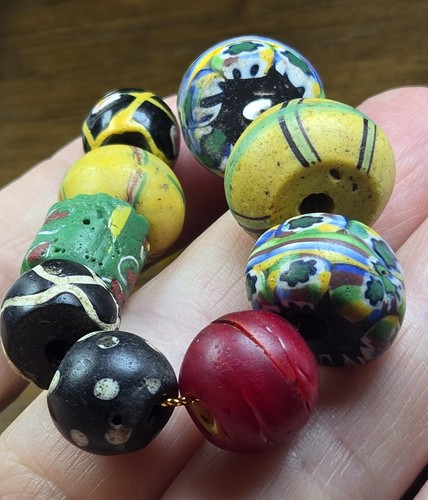 King beads and - beads, cornaline
