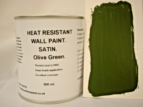 500ml satin olive dark - olive-dark, green